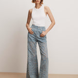 Veronica Beard - Taylor Burnout Wide - Leg Jean
