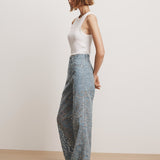 Veronica Beard - Taylor Burnout Wide - Leg Jean