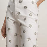Veronica Beard - Grant Studded Wide - Leg Jean