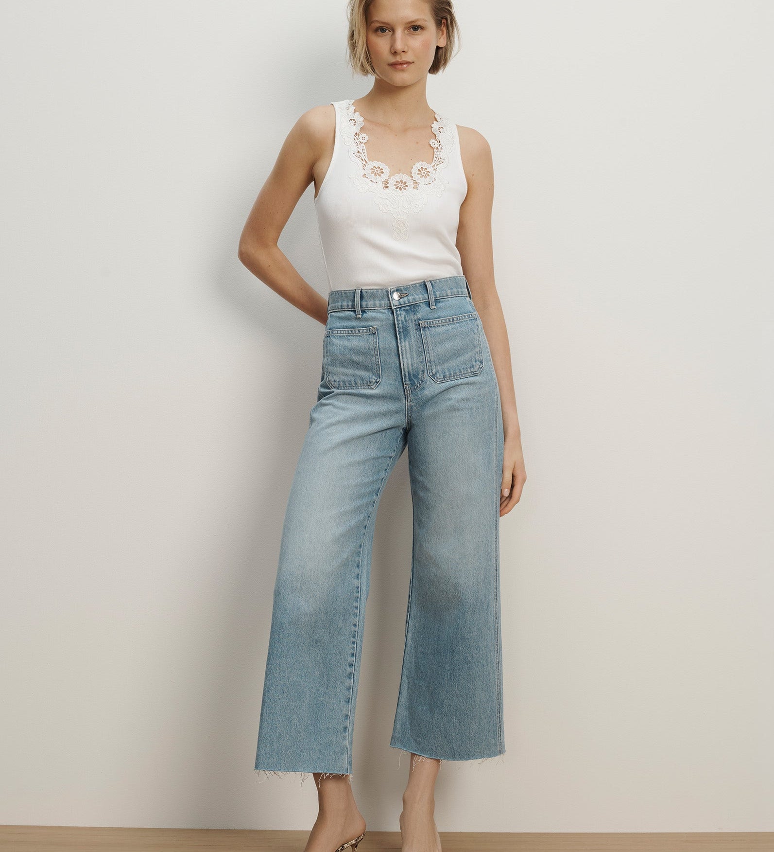 Veronica Beard - Narcisa Embroidered Tank Top