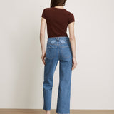 Veronica Beard - Dylan Quilt - Print Straight - Leg Jean