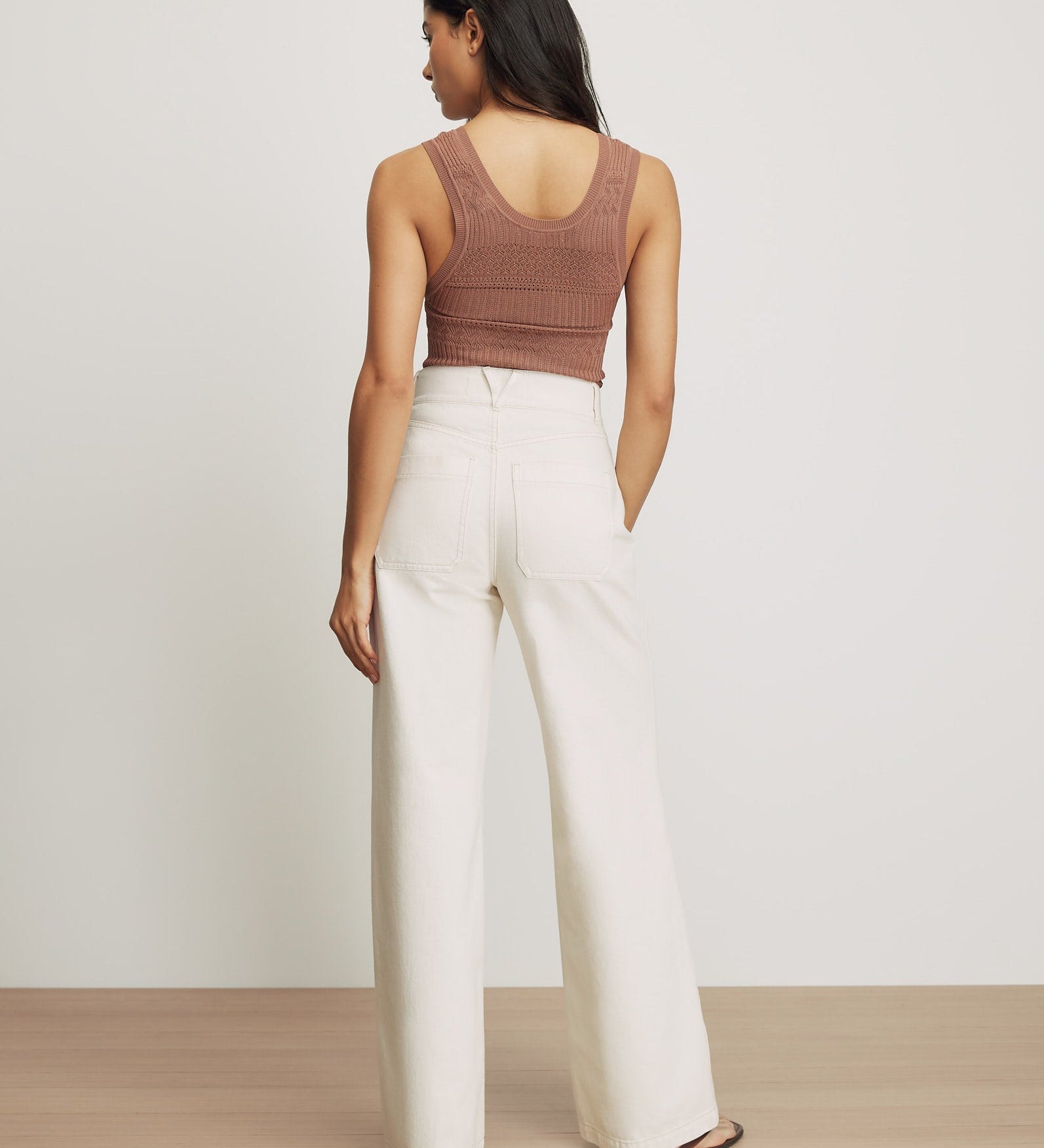 Veronica Beard - Taylor Patch - Pocket Wide - Leg Jean