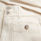 Veronica Beard - Taylor Patch - Pocket Wide - Leg Jean