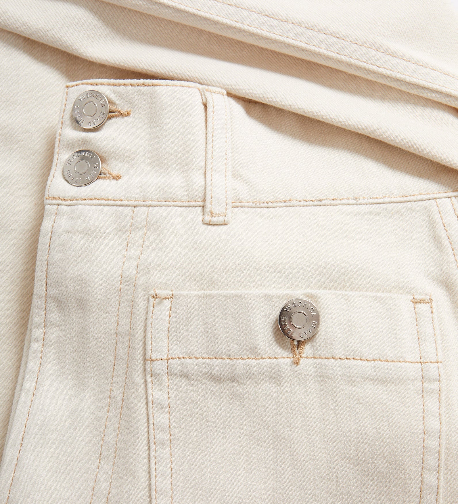 Veronica Beard - Taylor Patch - Pocket Wide - Leg Jean