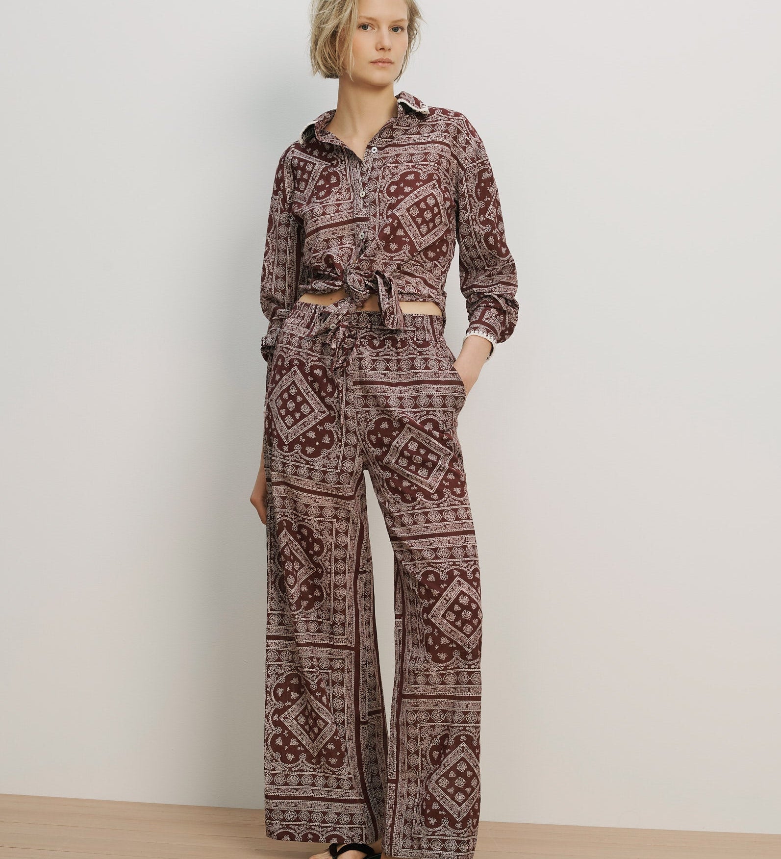 Veronica Beard - Lloyd Bandana Button - Down Shirt