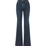Veronica Beard - Crosbie Crystal Slim Wide - Leg Jean