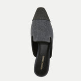 Veronica Beard - Cecile Denim Cap-Toe Mule