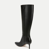 Veronica Beard - Lisa Leather Mid-Heel Tall Boot