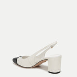 Veronica Beard - Cecile Croc - Embossed Cap - Toe Slingback Pump