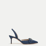 Veronica Beard - Roxy Denim Slingback Pump