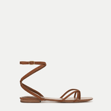 Veronica Beard - Allegra Suede Ankle - Wrap Sandal