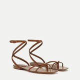 Veronica Beard - Allegra Suede Ankle - Wrap Sandal