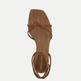 Veronica Beard - Allegra Suede Ankle - Wrap Sandal