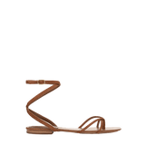 Veronica Beard - Allegra Suede Ankle - Wrap Sandal