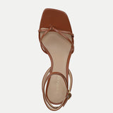 Veronica Beard - Caterina Leather Ankle-Wrap Sandal