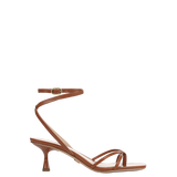 Veronica Beard - Caterina Leather Ankle-Wrap Sandal