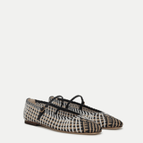 Veronica Beard - Ellie Woven-Leather Flat