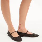 Veronica Beard - Ellie Woven-Leather Flat