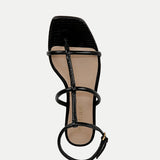 Veronica Beard - Marbella Lizard-Embossed Sandal