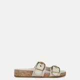 Veronica Beard - Prue Croc - Embossed Buckle Sandal
