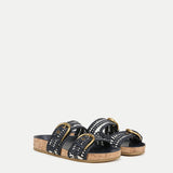 Veronica Beard - Prue Woven - Leather Sandal