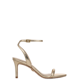Veronica Beard - Sylvie Metallic Ankle-Strap Stiletto Sandal