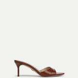 Veronica Beard - Tia Croc-Embossed Sandal