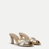 Veronica Beard - Cassiel Metallic Slide Sandal
