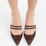 Veronica Beard - Corrie Kitten-Heel Mule