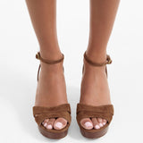 Veronica Beard - Drina Platform Block-Heel Sandal