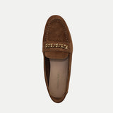 Veronica Beard - Penny Suede Chain-Link Loafer