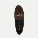 Veronica Beard - Penny Suede Chain-Link Loafer