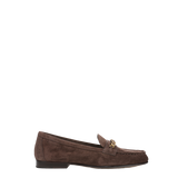 Veronica Beard - Penny Suede Chain-Link Loafer