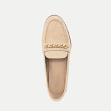 Veronica Beard - Penny Suede Chain-Link Loafer