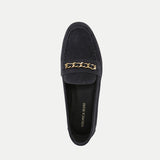 Veronica Beard - Penny Suede Chain-Link Loafer