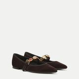 Veronica Beard - Selene Embellished Flat