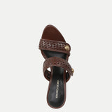Veronica Beard - Sona Woven Heeled Sandal