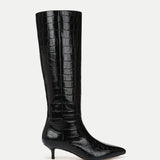 Veronica Beard - Lisa Croc-Embossed Tall Boot