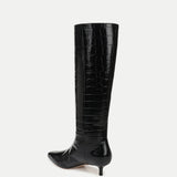 Veronica Beard - Lisa Croc-Embossed Tall Boot