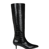 Veronica Beard - Lisa Croc-Embossed Tall Boot