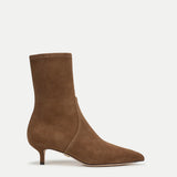 Veronica Beard - Lisa Stretch Kitten-Heel Bootie