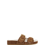 Veronica Beard - Prue Shearling Buckle Sandal