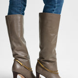 Veronica Beard - Tarian Tall Chain Boot