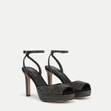 Veronica Beard - Brianne Crystal Platform Sandal