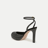 Veronica Beard - Brianne Crystal Platform Sandal