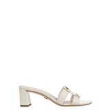 Veronica Beard - Via Croc - Embossed Mid - Heel Sandal