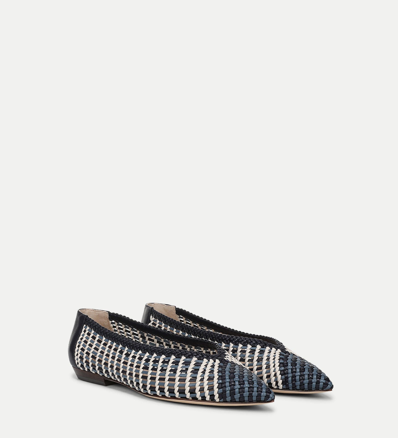 Veronica Beard - Bancroft Woven Leather Flat