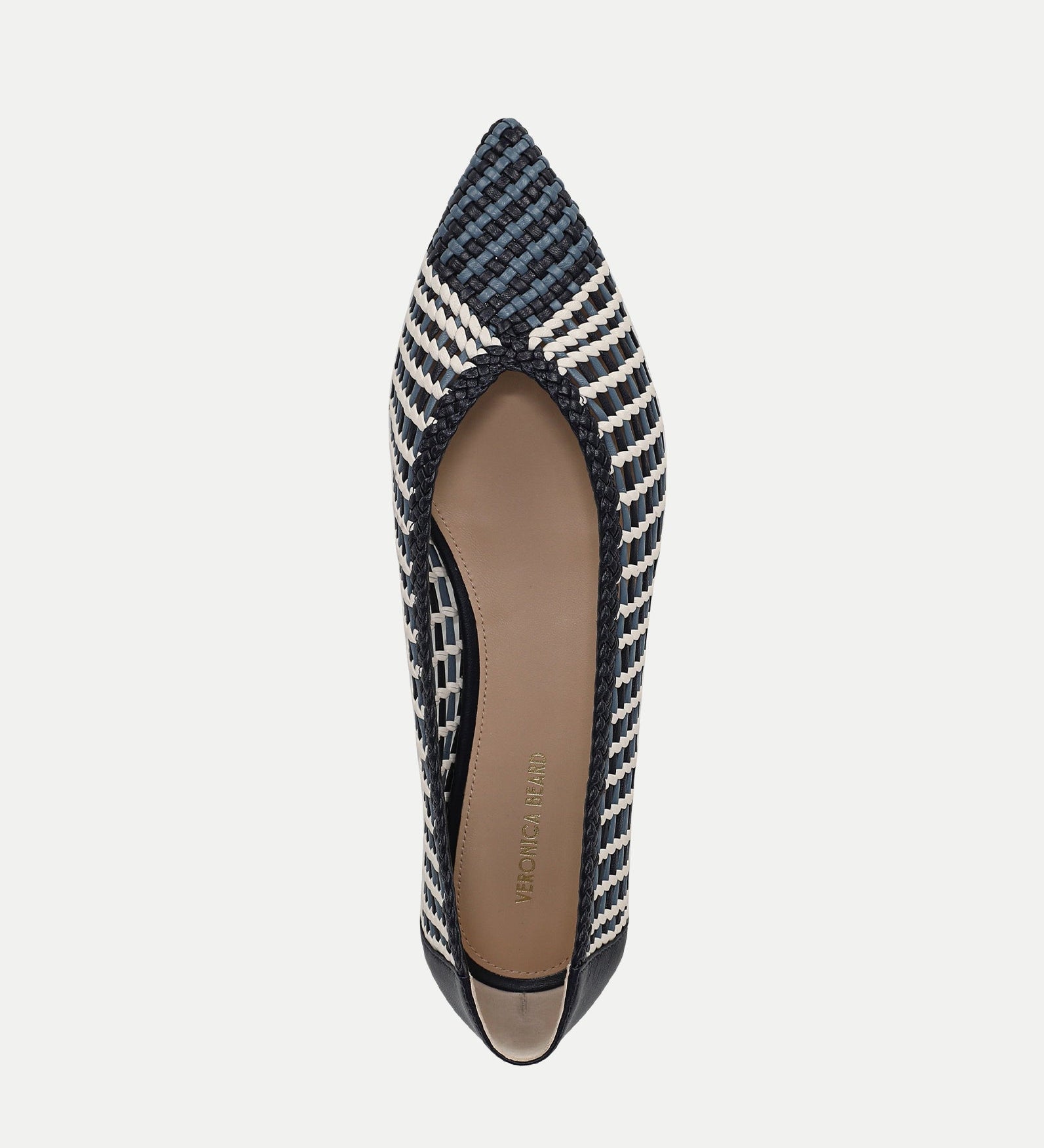 Veronica Beard - Bancroft Woven Leather Flat