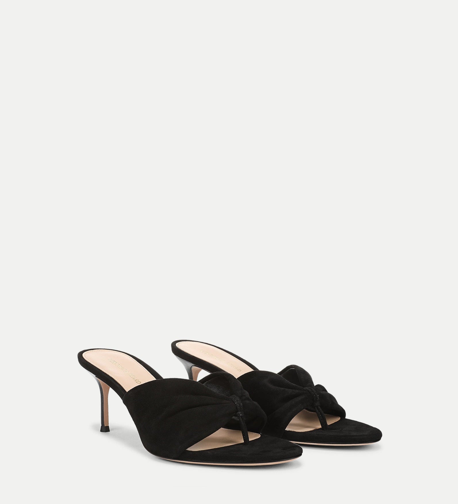 Veronica Beard - Tullia Suede Mid - Heel Sandal