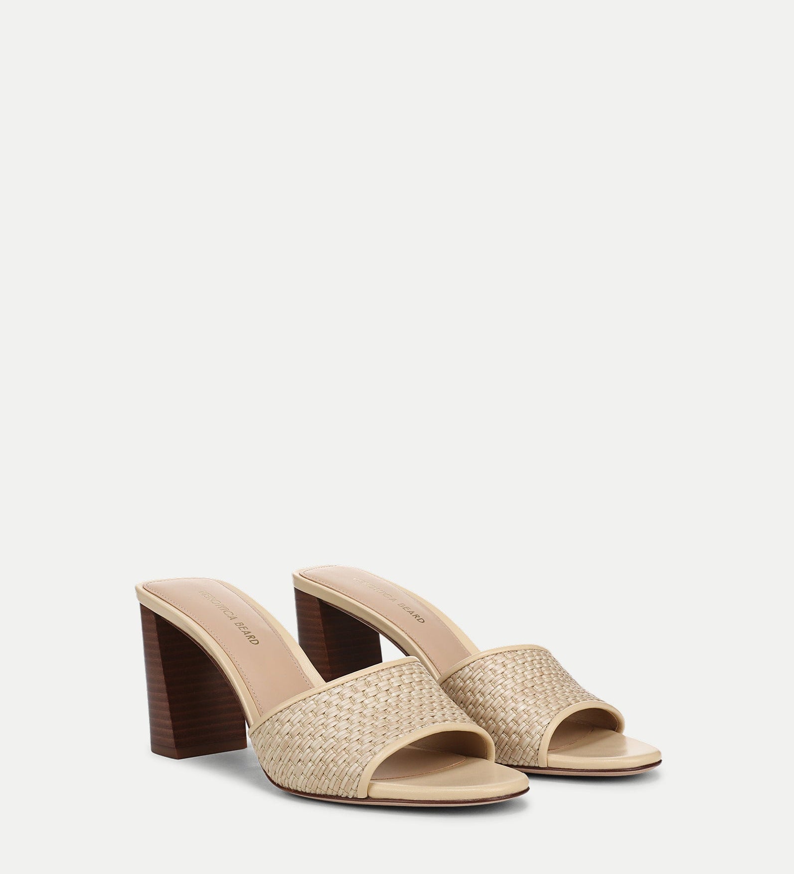 Veronica Beard - Galessa Raffia Mid - Heel Sandal